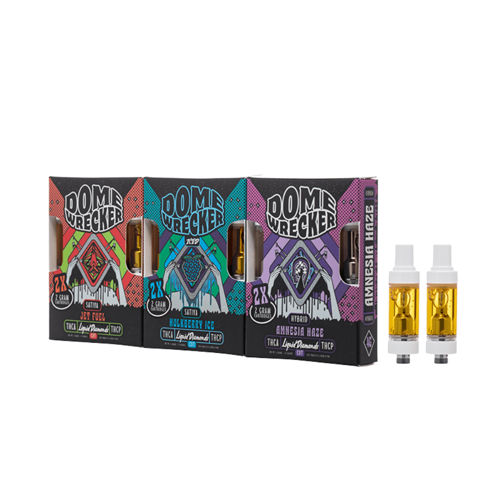Cart | Dome Wreck | 510 | 2Pack | 4G THC-A THC-P Liquid Diamond