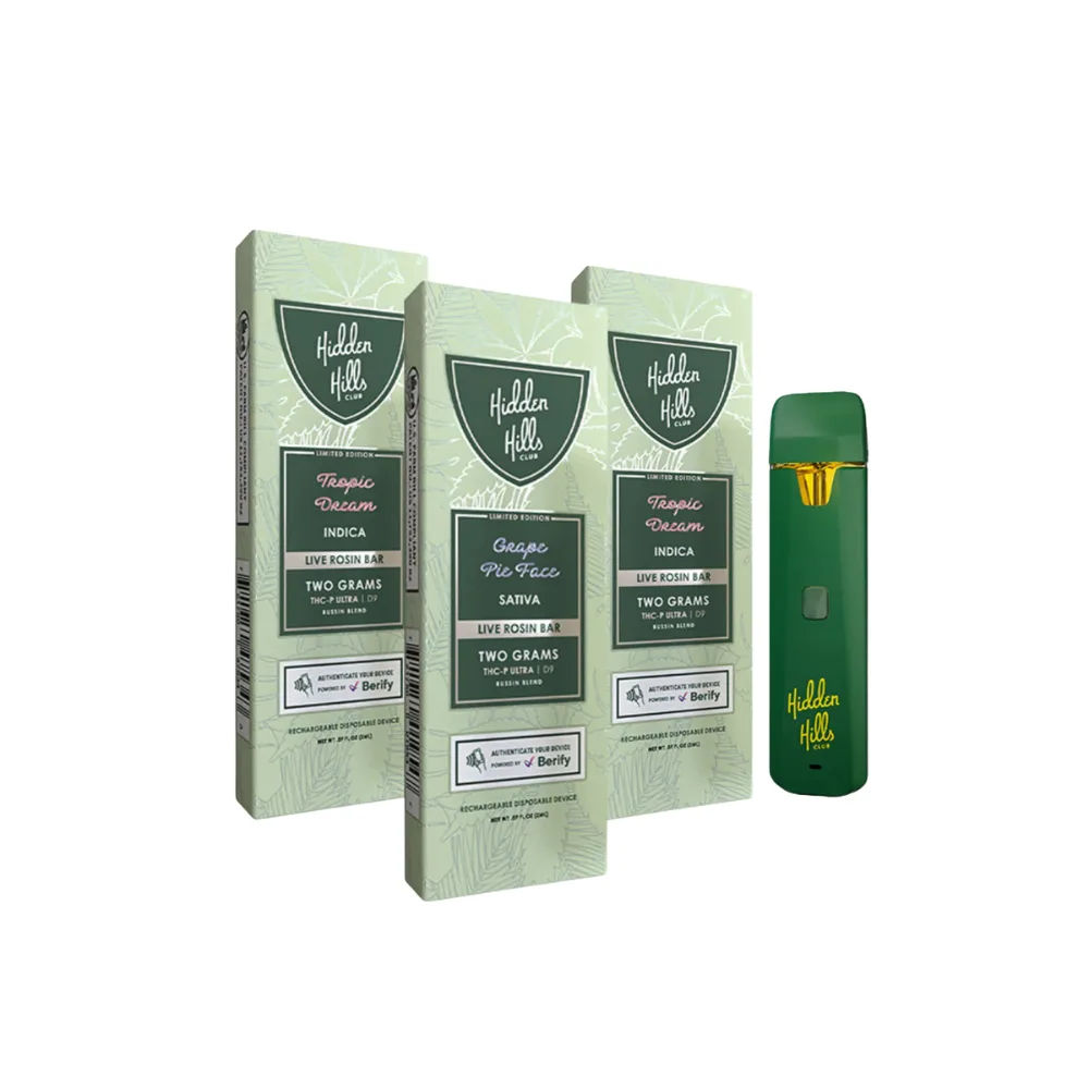 Vape | Hidden Hills 7HC-P ULTRA  | 2Gr BUSSIN BLEND