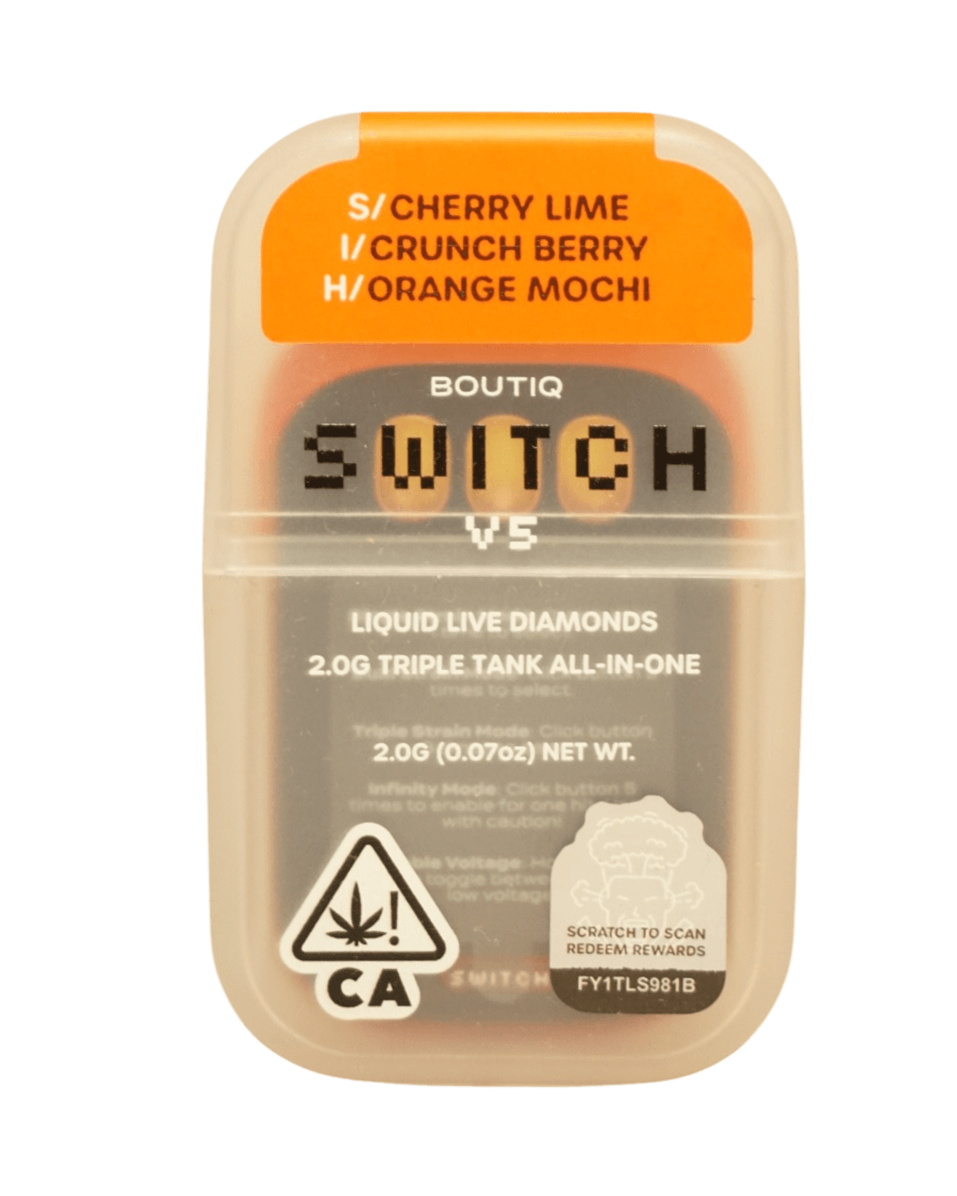 Vape Boutique Switch V5 3 cepas 2000mg